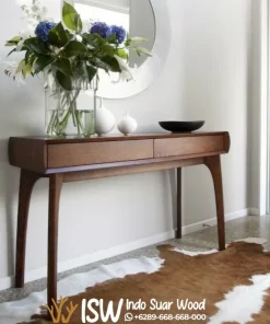 Meja Konsul Jati Minimalis Modern Estetik