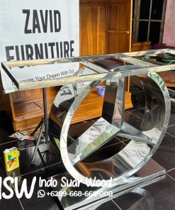 Meja Konsul Stainless Desain Mercy Premium