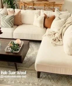 Sofa Minimalis Kulit Asli