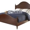 Tempat Tidur Jati Mahkota Elegan