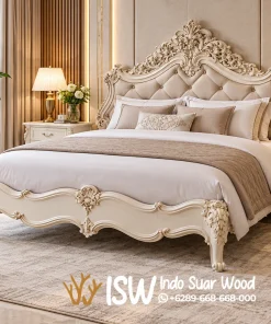 Jual Tempat Tidur Ukir Mewah Klasik Eropa Kayu Jati